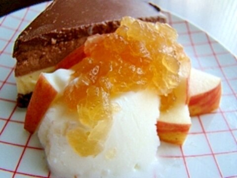 旬を楽しむ♪林檎のカフェ風デザートプレート